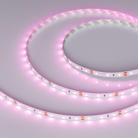 Лента светодиодная RT-A60-8mm 12V Pink 4.8Вт/м IP20 2835 (уп.5м)  013571(2)
