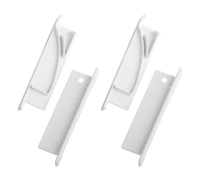 Набор заглушек 6814-3 для профиля 6814 2шт глухие 2шт с отверстием  Б0062787 Набор заглушек 6814-3 для профиля 6814 2шт глухие 2шт с отверстием  Б0062787