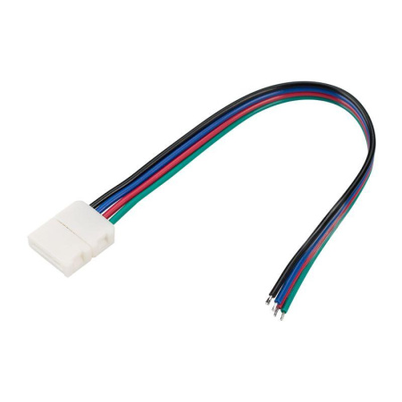 Коннектор выводной FIX-RGB-10mm-150mm-X1 (4-pin) (-)  023952