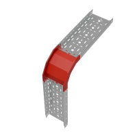 Угол для лотка вертикальный внешний 90град. 200х50 сталь 1мм "ПЛЮС" VLplus90-50-200 HD КМ PL1443