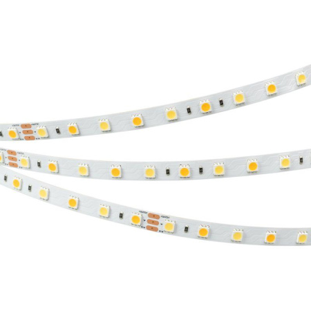 Лента светодиодная RT-B60-10mm 24V White-MIX 14.4Вт/м IP20 5060 измен. цветов. темпер (уп.5м)  025213(1)