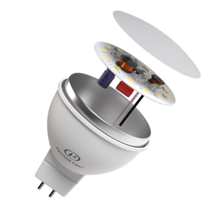 Лампа светодиодная RS GU5.3 7W 12V 6500К 7Вт 700лм Ra 90 рефлектор  15011345092