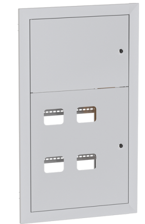 Щит этажный 4кв. без слабот. отсека (1000х650х150) Basic  mb28-v-4r