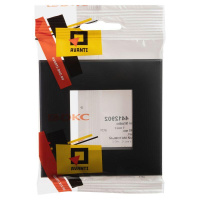 Рамка 1-м 2мод. Avanti "Черный матовый"  4412902