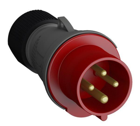 Вилка кабельная Easy&Safe 316EP6 16А 3P+E IP44 6ч  2CMA101956R1000
