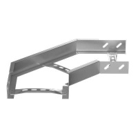 Секция угловая горизонт. НЛ-Уц 40х5-90 1.5мм оцинк.  EI-01.25.51.007