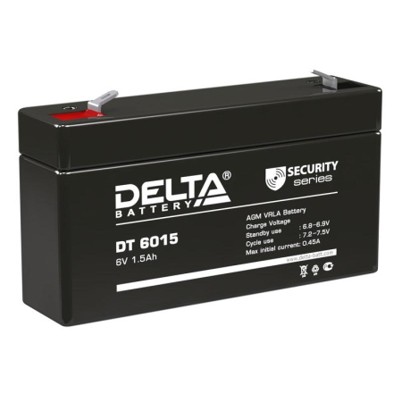 Аккумулятор ОПС 6В 1.5А.ч  DT 6015