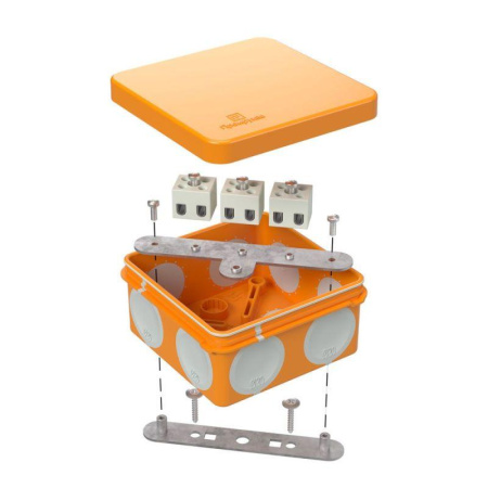 Коробка огнестойкая ОП двухкомпонентная 60-0210-FR2.5-6 Е15-Е120 80х80х40  60-0210-FR2.5-6