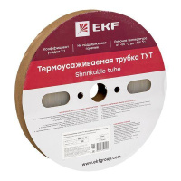Трубка термоусадочная ТУТ 16/8 прозр. PROxima (уп.50м)  tut-16-tr