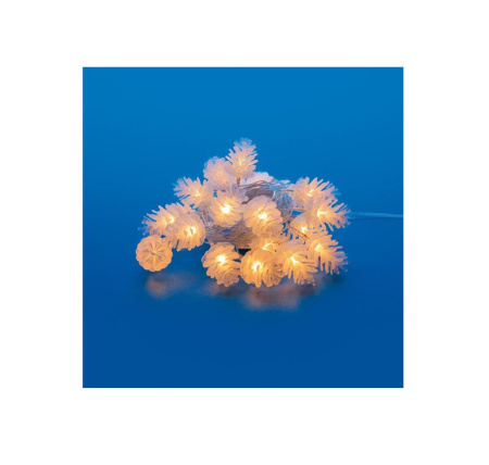 Гирлянда LED "Шишки" ULD-S0500-050/DTA WARM WHITE IP20 PINE CONES 5м 50 диодов тепл. бел. свет провод прозр.  UL-00007192
