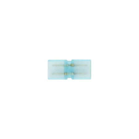 Соединитель контактный прямой UTC-Q220 K12/A67-NNN CLEAR 025 POLYBAG для светодиодных лент 220В 3528/2835 10мм 2 контакта прозр. (уп.25шт)  10969