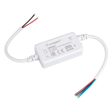 Диммер ARL-SIRIUS-TUYA-RGB-SUF Slim (12-24В 3х2А 2.4G) (IP20 пластик)  032348