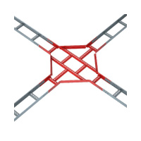 Разветвитель для лотка Х-образ. лестн. 100х600х1.5мм HD85 КМ LO58703