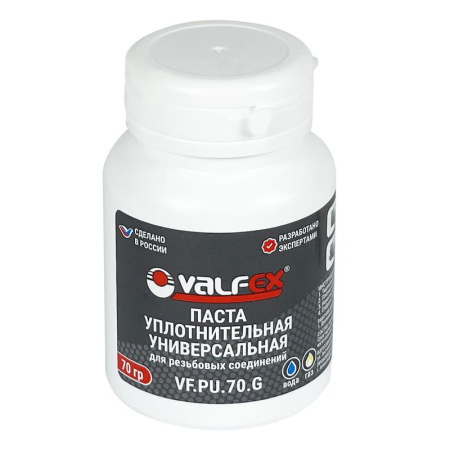 Паста уплотнительная универсальная 70г (вода. газ) (80)  VF.PU.70.G