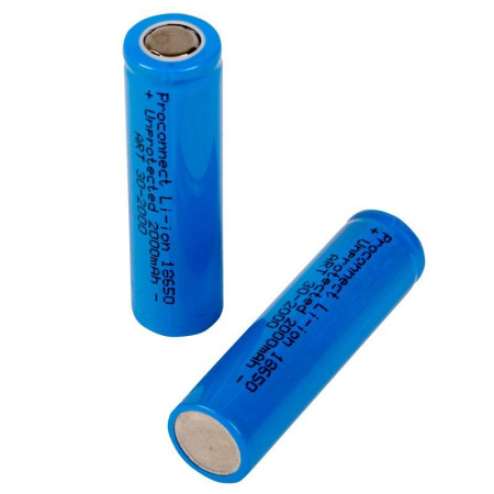 Аккумулятор Li-ion 18650 3.7В 2000мА.ч unprotected  30-2000
