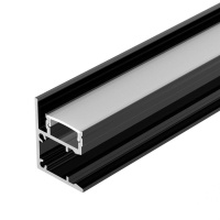 Профиль WALL-2228-2000 L2000 ANOD BLACK алюм.  050488