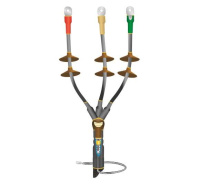 Муфта кабельная концевая наружн. установки 10кВ КНТпН 3х(150-240мм) с болт. наконечн.  22020122