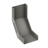 Угол для лотка вертикальный внутренний 90град. 600х80 стеклопластик  GCU90860R