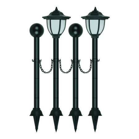 Светильник садовый USL-S-181/PT720 LANTERN IP44 солнечная батарея SET02 (уп.2шт)  UL-00003132