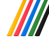 Набор трубок термоусадочных ТУТ 10.0/5.0мм 1м (уп.50шт) 5 цветов  29-0160