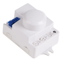 Датчик движения настенно-потолочный микроволновый ДДНПМ 01 180/360град. 1200Вт 10-2000Лк 3-10м 10-900сек 5.8ГГц  11-9218