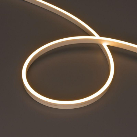 Лента герметичная MOONLIGHT-SIDE-A120-06x12mm 24В Warm2700 (9.6Вт/м IP65 wire x2) (прямой вывод кабеля) (уп.5м)  041036