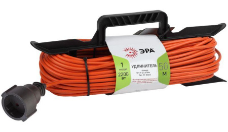 Удлинитель-шнур на рамке 1х50м без заземл. 16А IP20 UFx-1-2х1.5-50m ПВС 2х1.5  Б0046823