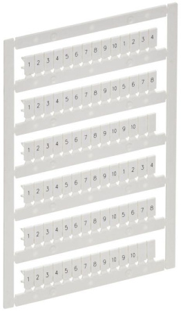 Маркер для CTS/CP 2.5кв.мм "1-10" ARMAFIX  AF-CT10D-M-D25-01