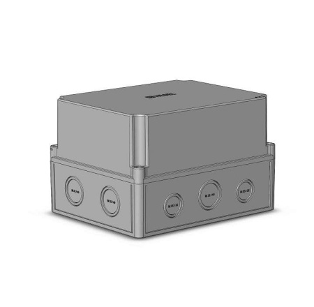 Коробка ПС высокая крышка сер. DIN  КР2803-313