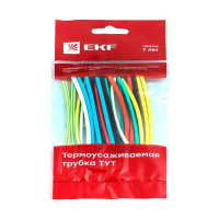 Набор трубок термоусадочных ТУТ нг тонкостен. 4/2 (7 цветов по 3шт 100мм)  tut-n-4