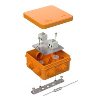 Коробка огнестойкая ОП 40-0210-FR2.5-4-П Е15-Е120 с термопредохранителем 80х80х40  40-0210-FR2.5-4-П Коробка огнестойкая ОП 40-0210-FR2.5-4-П Е15-Е120 с термопредохранителем 80х80х40  40-0210-FR2.5-4-П