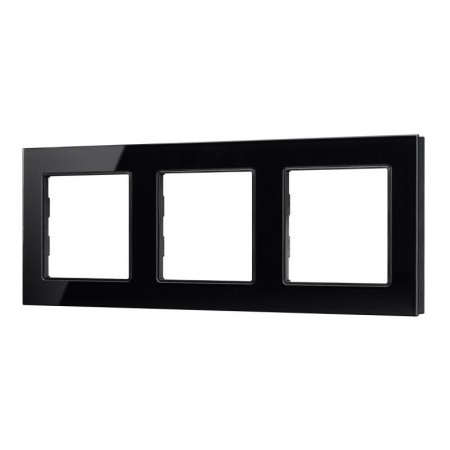 Рамка стеклянная FRM-GLARE-GS-3-BK  043800