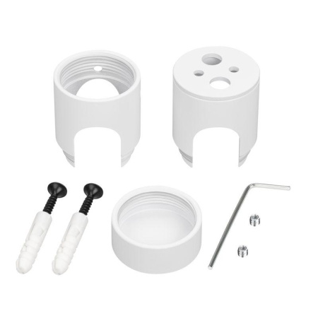 Крепление MOONLIGHT-CYL-D18-DUO-WHITE металл  047390