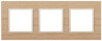 Рамка 3-м 14-5303-11 дерево Elegance клен+сл. кость ЭРА Б0034582