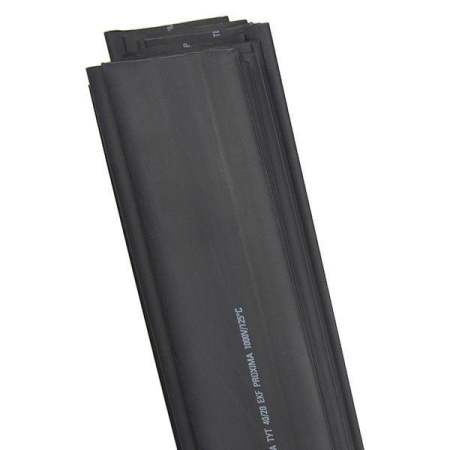Трубка термоусадочная ТУТ нг 40/20 черн. 1м (уп.25м) PROxima  tut-40-b-1m
