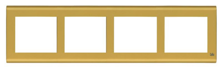 Рамка 4-м горизонт. матов. зол. Cellia  2346704