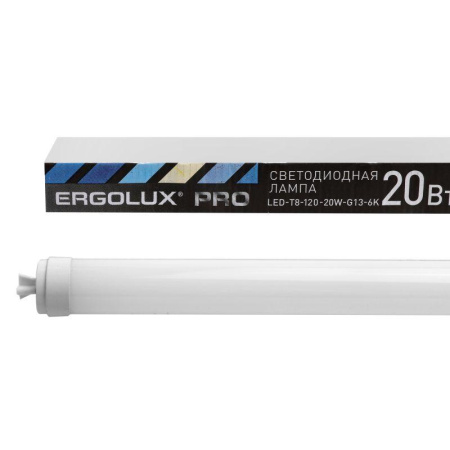 Лампа светодиодная LED-Т8-120-20W-G13-6K PRO Т8 20Вт G13 6500К 1200мм 172-265В  15123