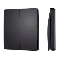 Панель кнопочная KINETIC-801-22-2G-WP-SUF Black (No battery IP67 433Mhz) IP67 пластик INTELLIGENT ARLIGHT 048257