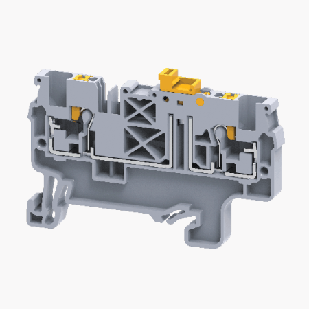 Клемма с ножевым размыкателем push-in OptiClip CPK-2.5-MT-N-I сер.  331878