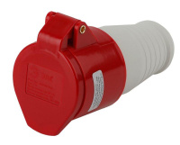 Розетка переносная 214 3Р+РЕ 16А 380В IP44 R-16-3P-PE-IP44 ЭРА Б0032862