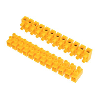 Колодка клеммная винтовая KВ-25 10-25 ток 60А полиэтилен желт. (уп.10шт)  07-5025-3