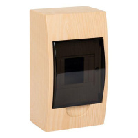 Щит ЩРН-П-4 IP41 светлое дерево PROxima  pb40-n-4-light