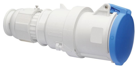 Розетка кабельная 63А 3п 2P+PE 6ч 230В IP44  3104