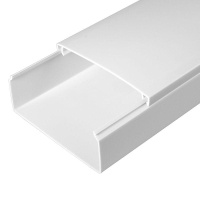 Кабель-канал 100х40 L2000 с двойн. замком бел.  PR03.0059