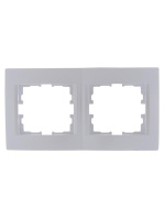 Рамка 2-м Karina горизонт. жемчуж./бел. перламутр  707-3000-147