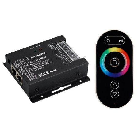 Контроллер VT-S17-4х6A 12-24В ПДУ овал RF IP20 метал.  023322