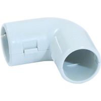 Угол соединительный 90град. для трубы d32мм сер.  АТ-50432-010