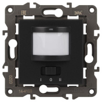 Датчик движения 14-4103-05 2-проводной 180-250В 200Вт Elegance антрацит ЭРА Б0034356 Датчик движения 14-4103-05 2-проводной 180-250В 200Вт Elegance антрацит ЭРА Б0034356