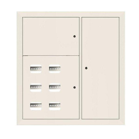 Щит этажный 6кв. RAL9001 (1000х950х150) Basic  mb28-v-6-r9001