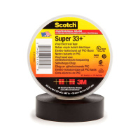 Изолента ПВХ 19мм (рул.20м) Scotch Super 33+ черн.  7000042541
